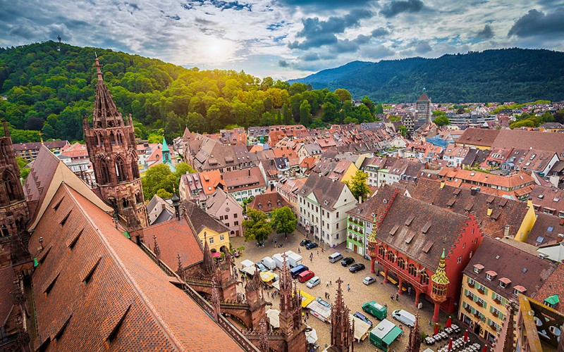 Freiburg im Breisgau - die südlichste Großstadt Deutschlands
