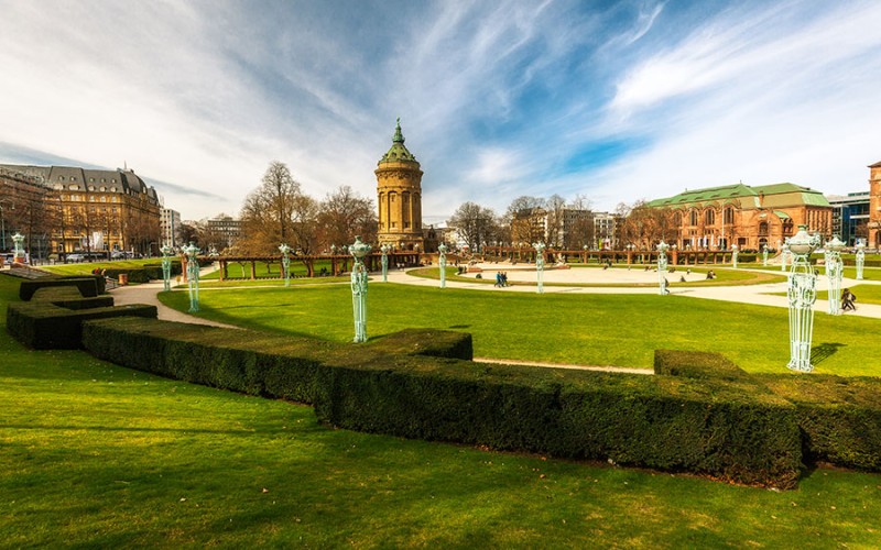 Mannheim ist unter anderem berühmt für seine vielen Grünanlagen