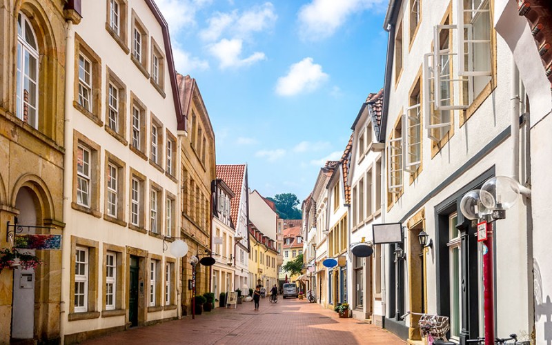 Osnabrück bietet viele Shoppingmöglichkeiten und kulturelle Möglichkeiten