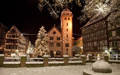 Ein Traum nicht nur zur Weihnachtszeit ist die historischen Altstadt von Mosbach