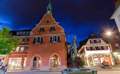 Blick auf das Alte Rathaus von Lahr