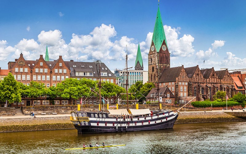 Die Hanse, das Meer und Schiffe sind typisch für die Ferienregion rund um Bremen