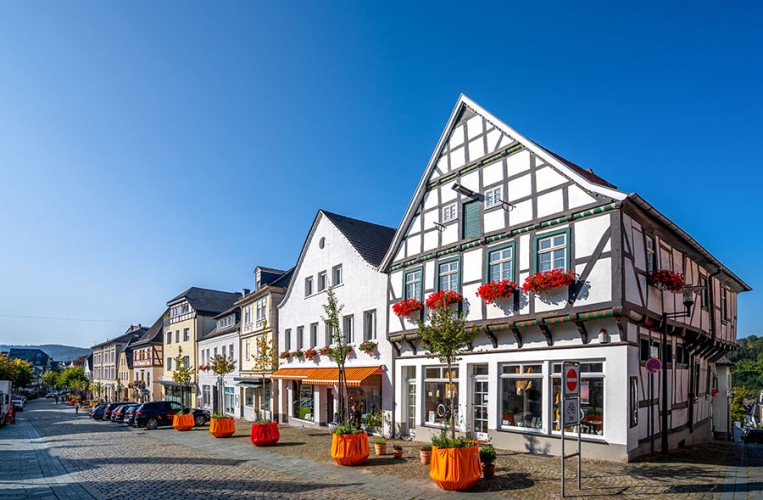 Der alte Marktplatz in Arnsberg in der Ferienregion Sauerland