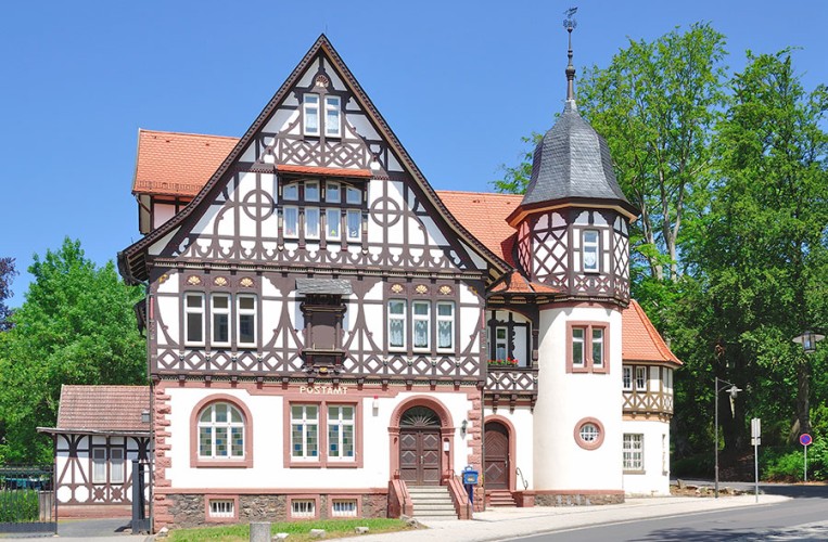 Die historische Post in Bad Liebenstein