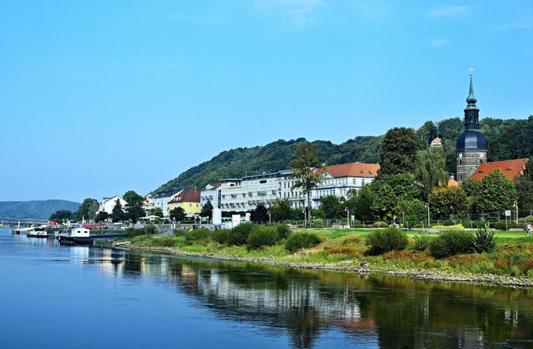 Bad Schandau liegt idyllisch an der Elbe