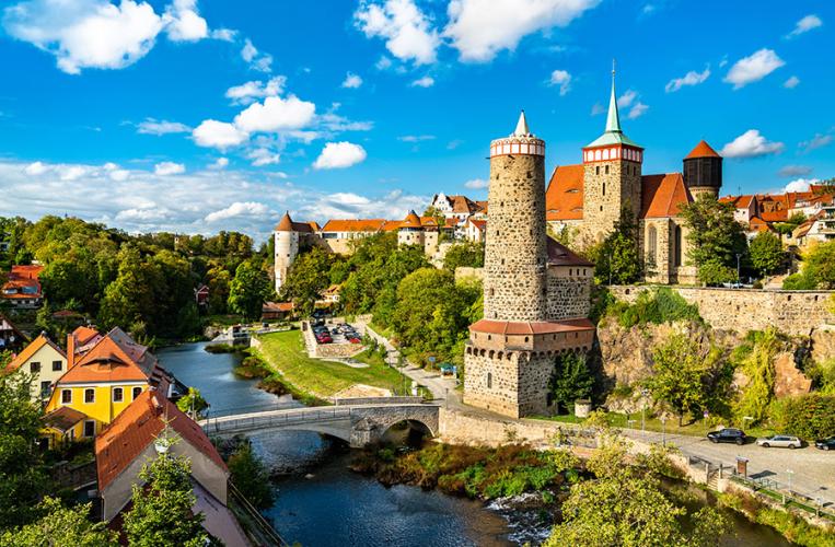 Aussicht auf Bautzen in Sachsen