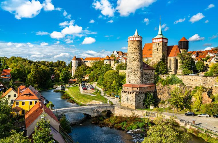 Aussicht auf Bautzen in Sachsen