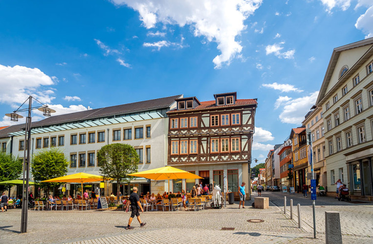 Der Marktplatz von Eisenach