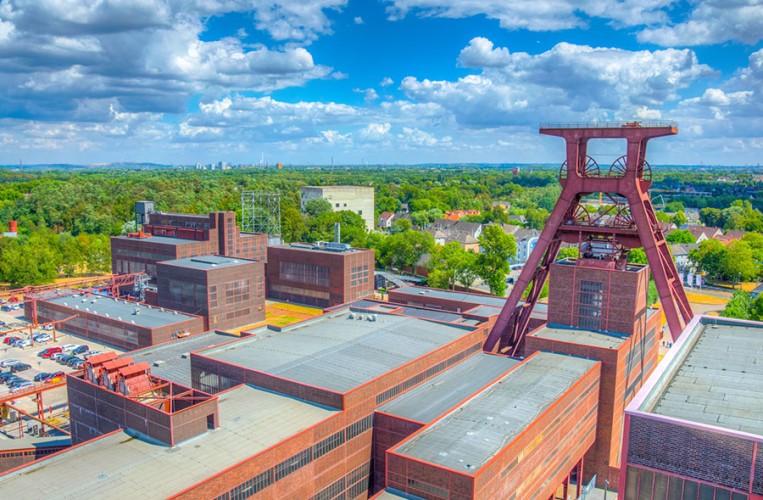 Faszinierendes Industriedenkmal in Nordrhein-Westfalen ist die Zeche Zollverein Essen