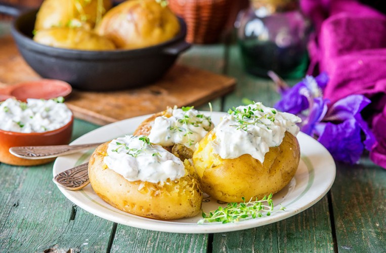 Schmeckt als Beilage zum Steak oder als vegetarisches Hauptgericht