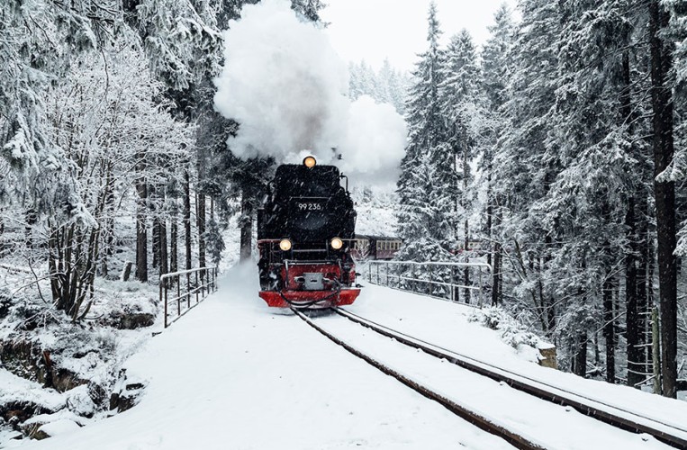 Eine Fahrt mit der berühmten Harzer Schmalspurbahn ist auch im Winter ein Vergnügen