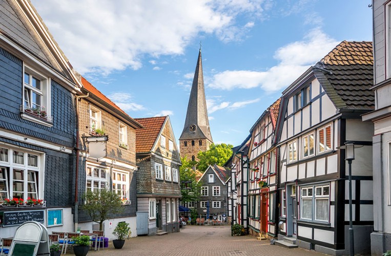 Romantische Altstadt in Hattingen