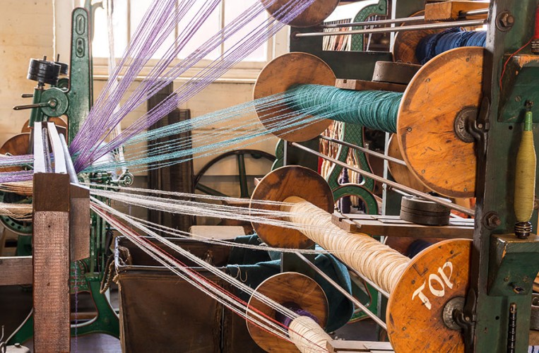 Ein Erlebnis ist die Tuchproduktion im Museum in Bramsche