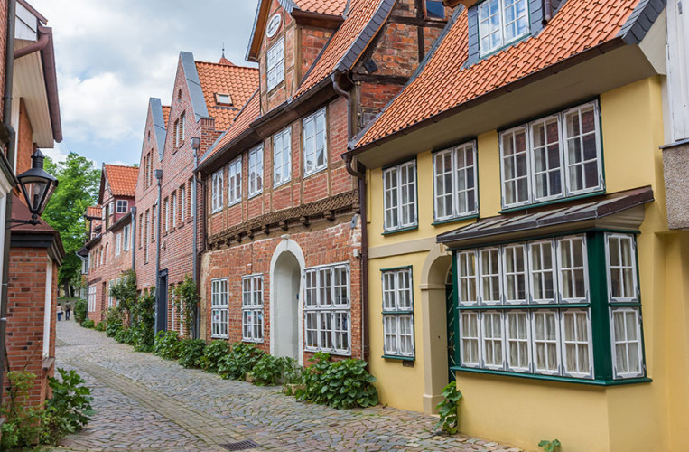Wegen dem Salzabbau hat sich Lüneburg über die Jahrhunderte gesenkt