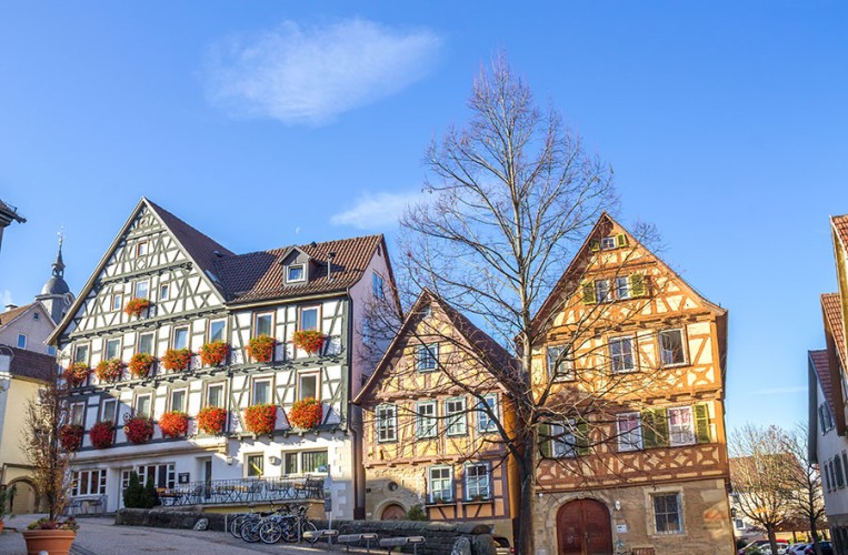Historische Altstadt der Schillerstadt Marbach am Neckar