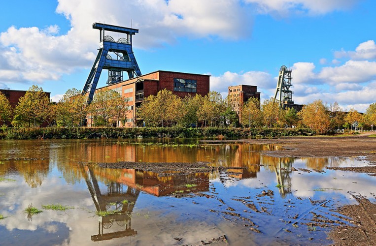 Die stillgelegte Mine Ewald in Herten in der Ferienregion Ruhrgebiet