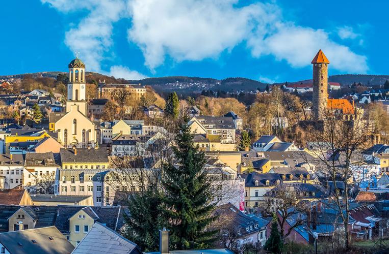 Einfach schön ist Auerbach in Sachsen