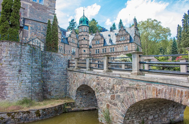 Das Wasserschloss Hämelschenburg in Emmerthal