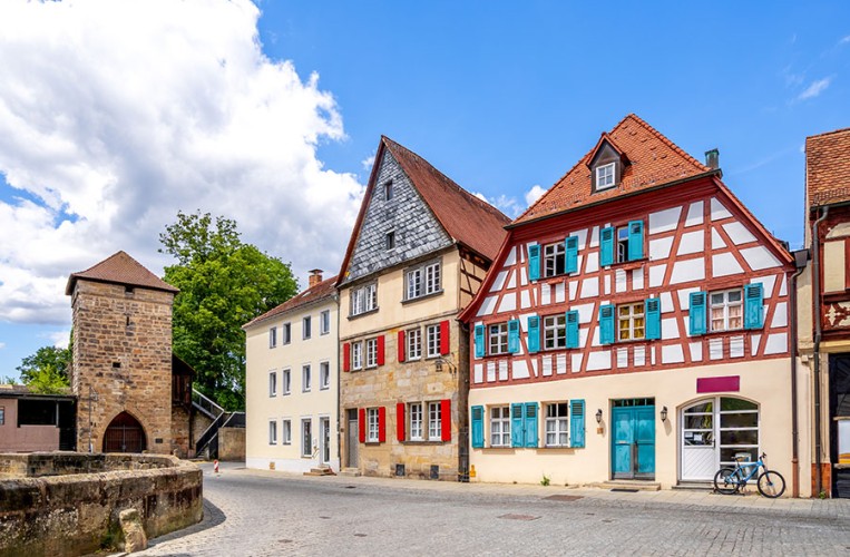 Eine reizvolle Altstadt bietet Forchheim in Oberfranken