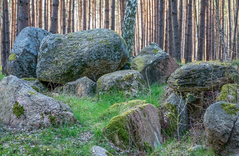 Das prähistorische Megalith-Grab "Kaisergrab" bei Haldensleben