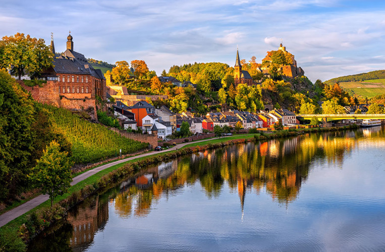 Die historische Altstadt von Saarburg