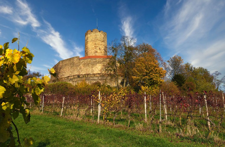 Eine der Sehenswürdigkeiten von Sinsheim ist Burg Steinsberg