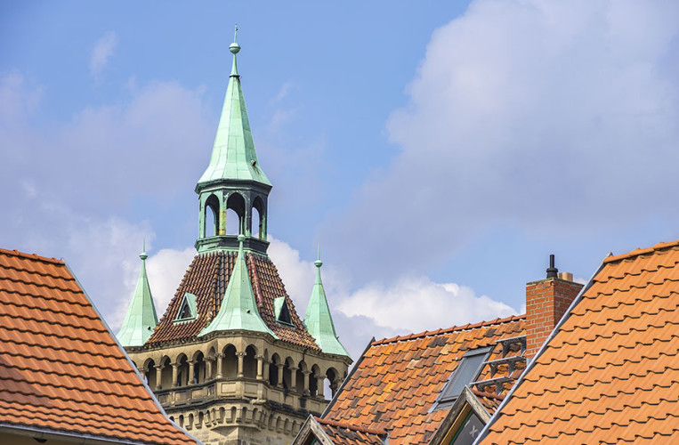 Vom Sternkiekerturm bietet sich eine wunderbarer Blick auf Quedlinburg