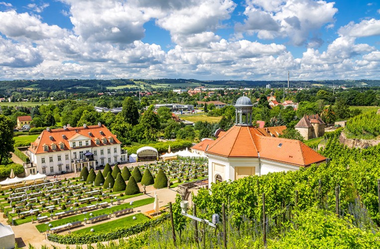 Highlight in Radebeul ist Burg Wackerbarth