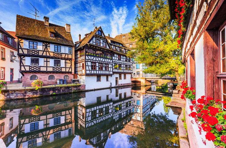Das historische Gerberviertel "Petite France" in Straßburg