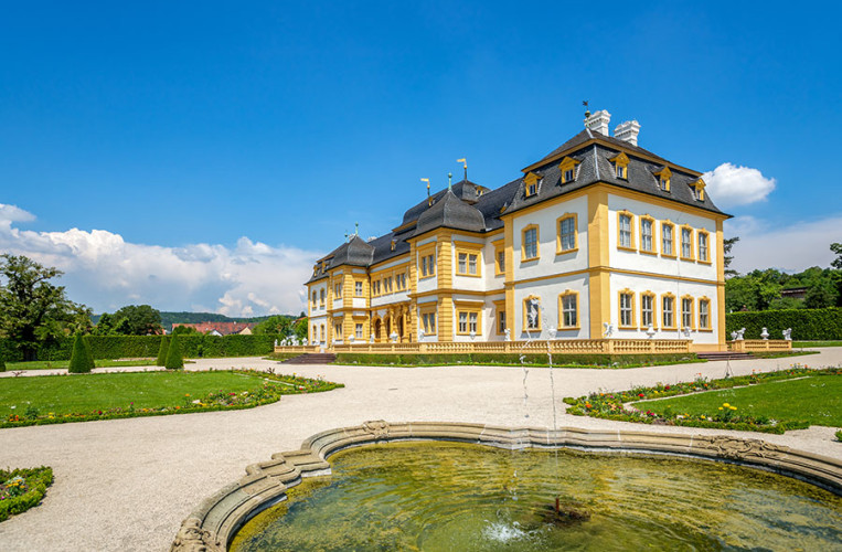 Schloss Veitshoechheim mit seinem berühmten Rokokogarten 