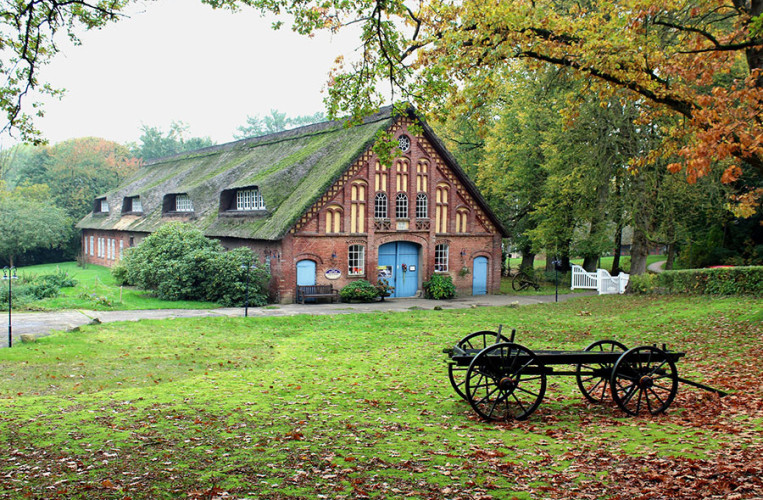 Ein Bauernhaus im Künstlerort Worpswede - Ferienregion Bremen