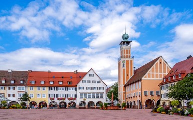 Beeidruckend ist der größte Marktplatz Deutschlands in Freudenstadt