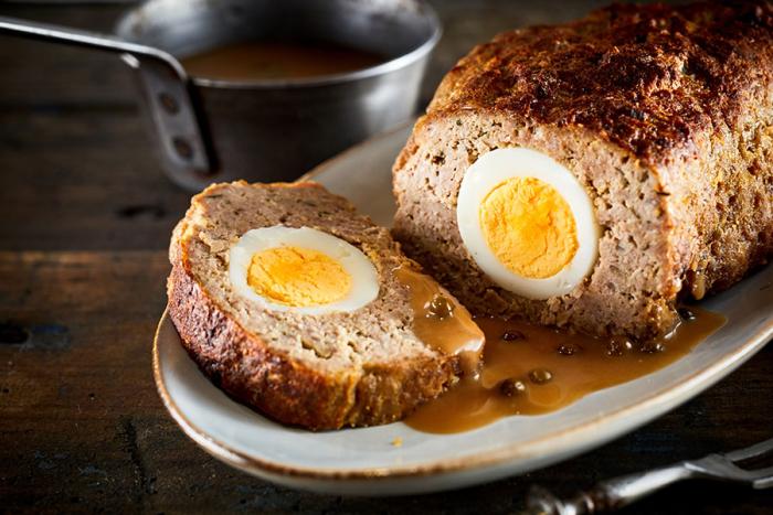 Falscher Hase (Hackbraten mit Ei)