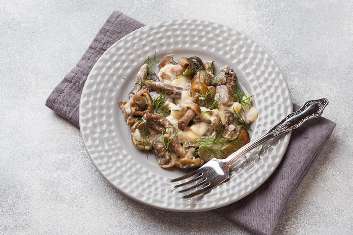 Pilz-Ragout mit schwarzem Trüffel