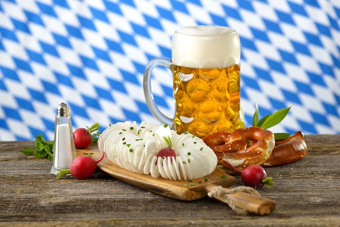 Brotzeit mit Radi